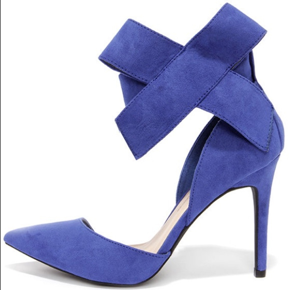 Faux Suede Stiletto Pump